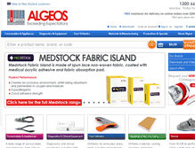 Tablet Screenshot of algeos.com.au